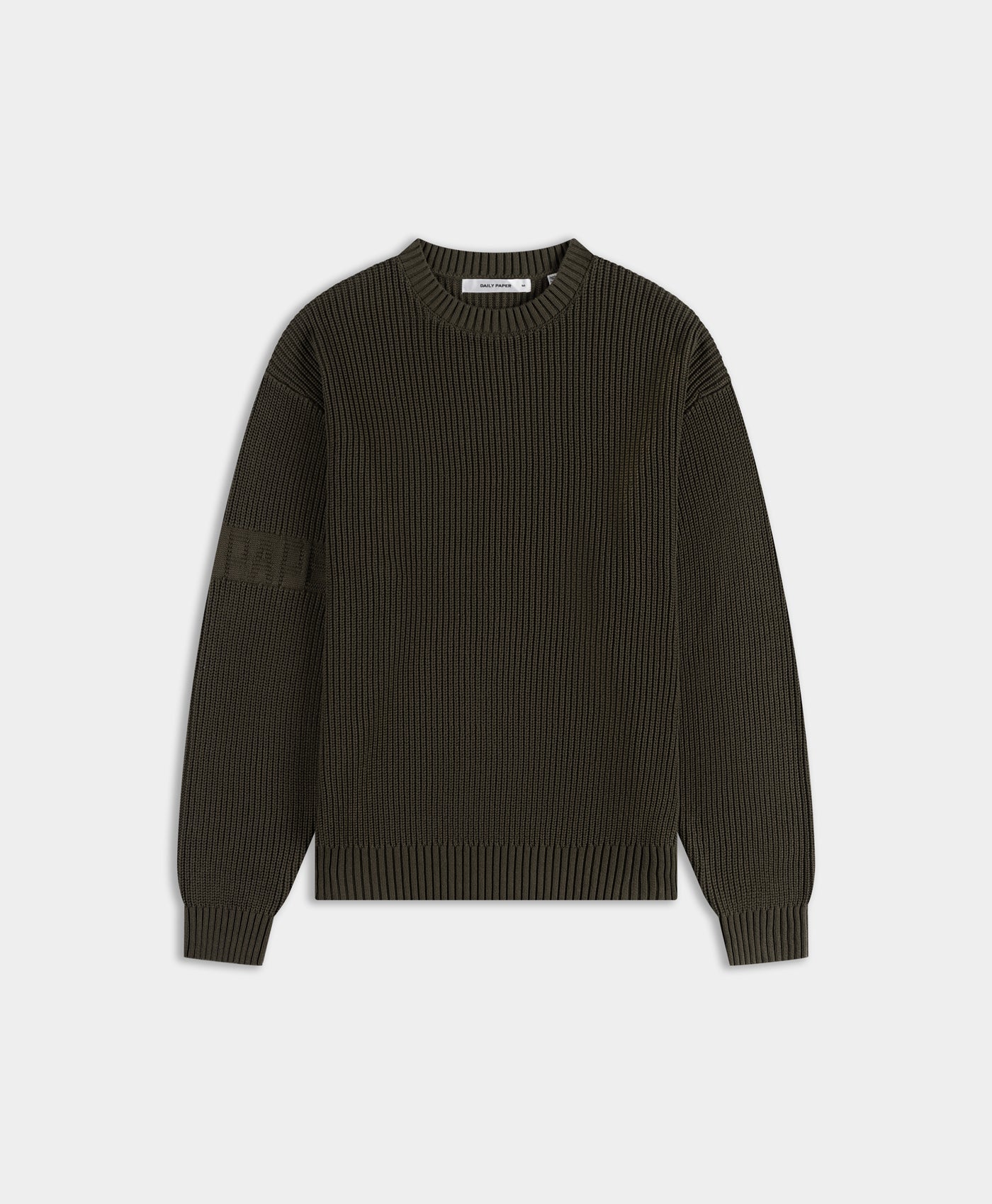 DP - Rosin Green Band Knit Sweater - Packshot - front 