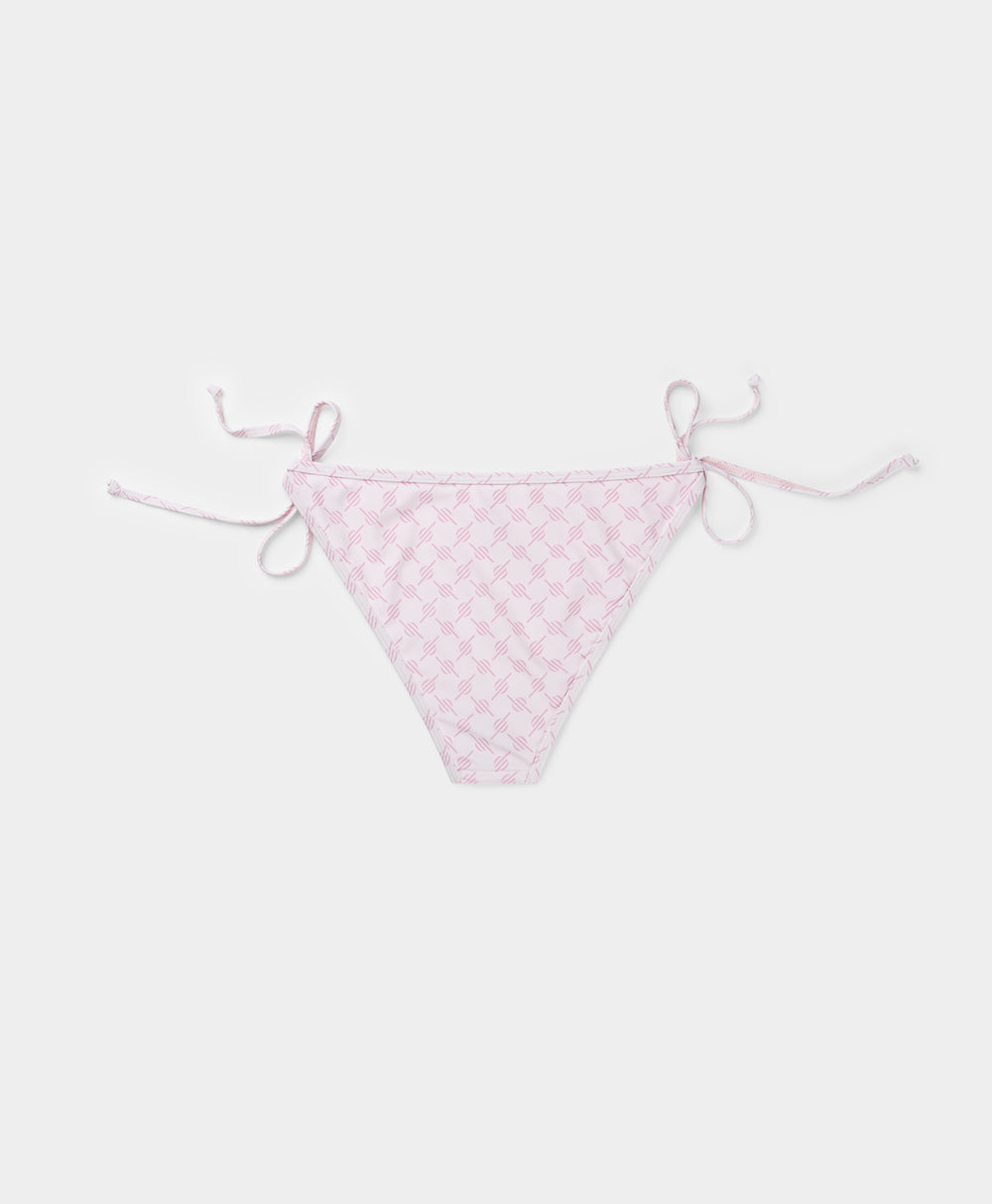 DP - Ice Pink Reya Monogram Bikini Bottom - Packshot - Rear