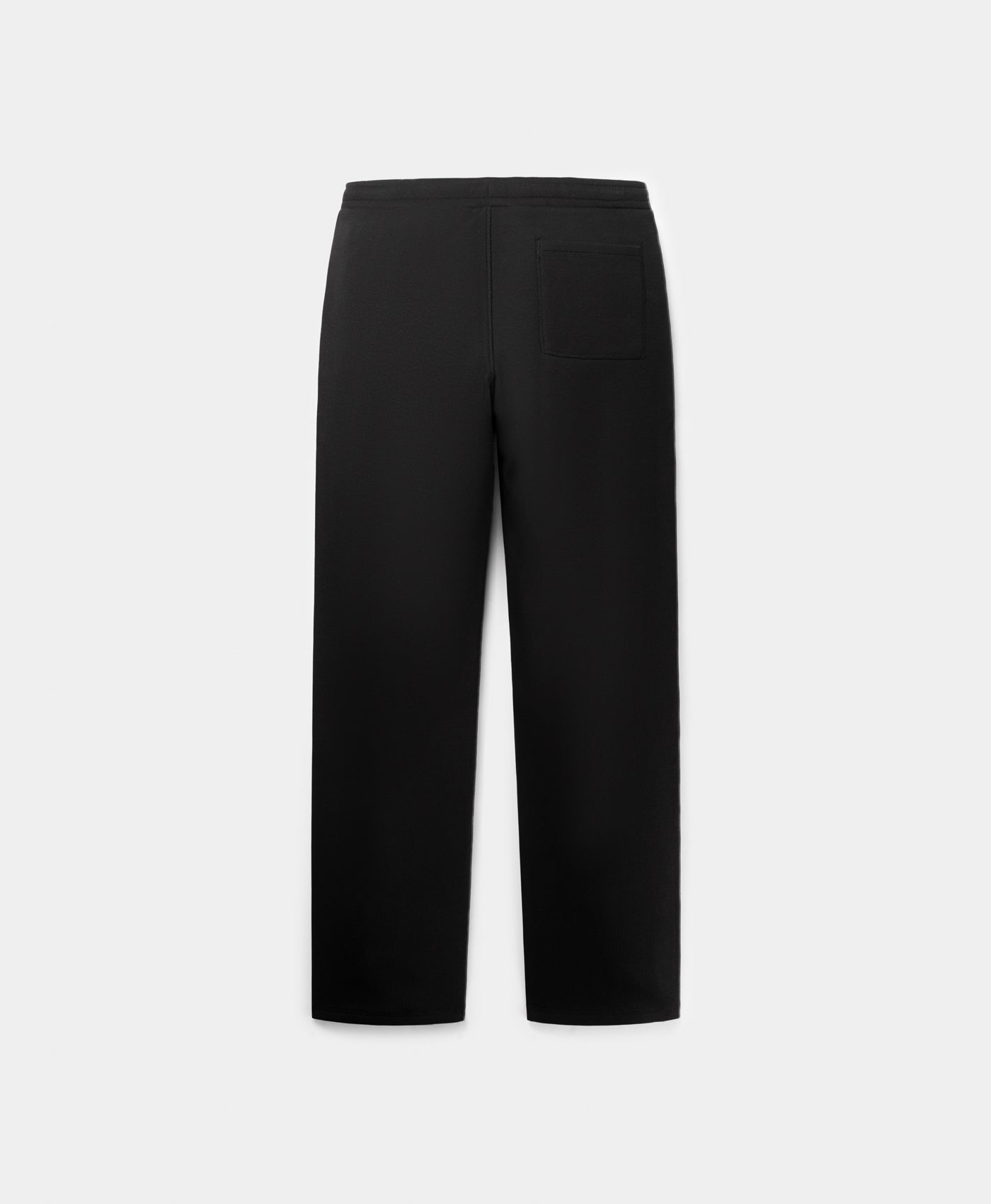 DP - Black Mono Rib Pants - Packshot - rear