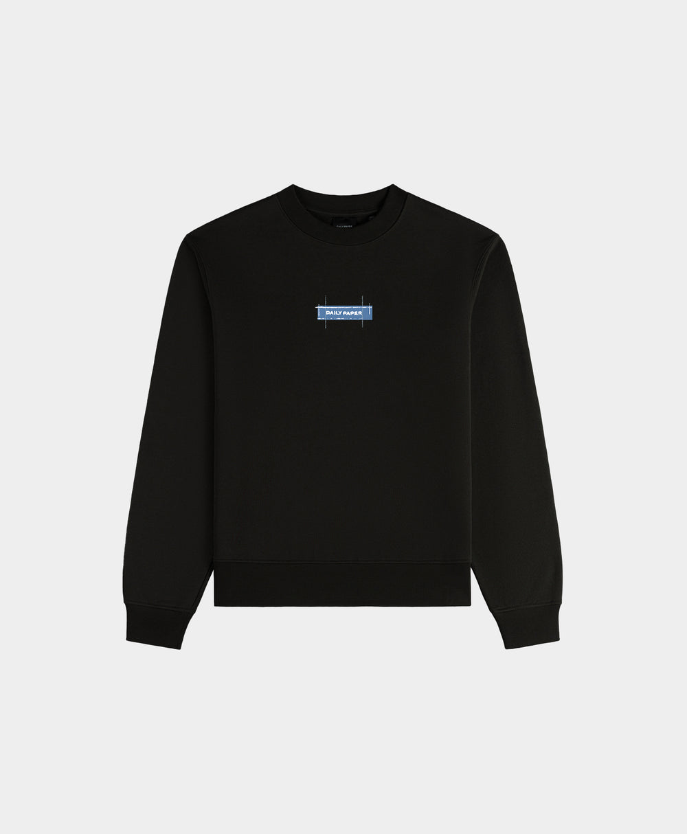 DP - Black Blueprint Sweater - Packshot - Front