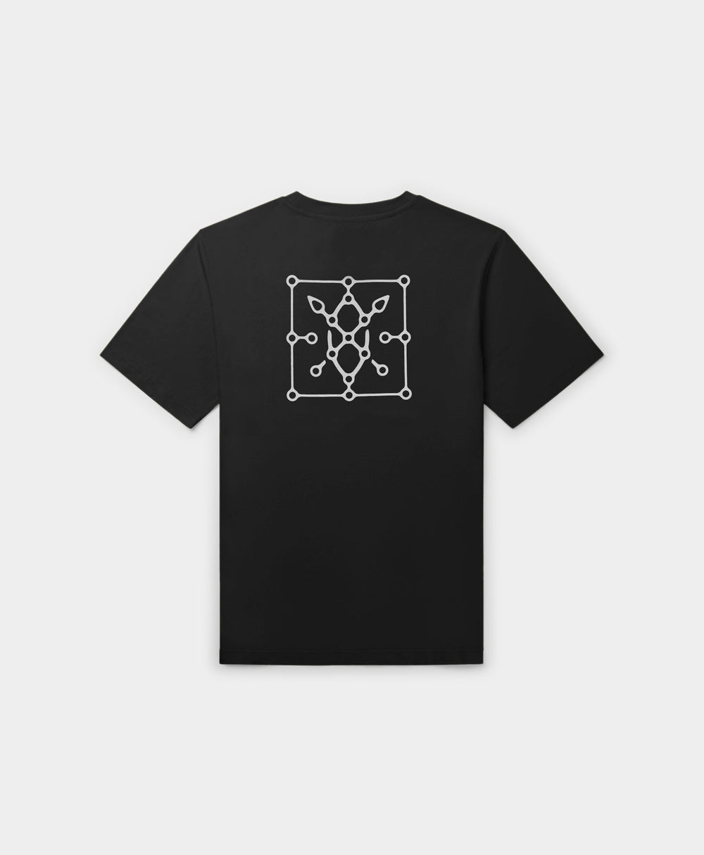 DP - Black Raysan T-Shirt - Packshot - Front