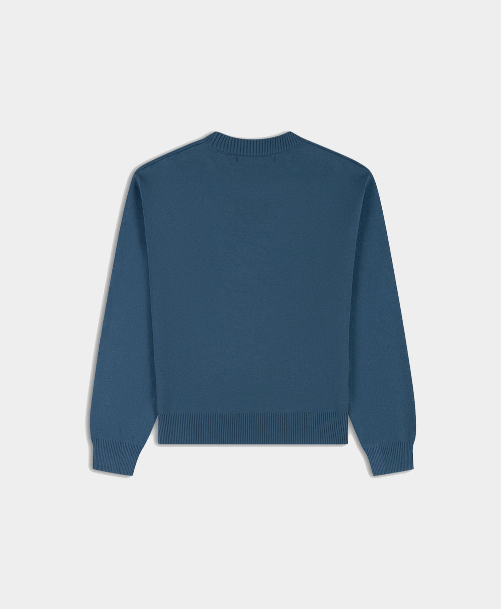 DP - Blue Dias Knit Sweater - Packshot - Rear