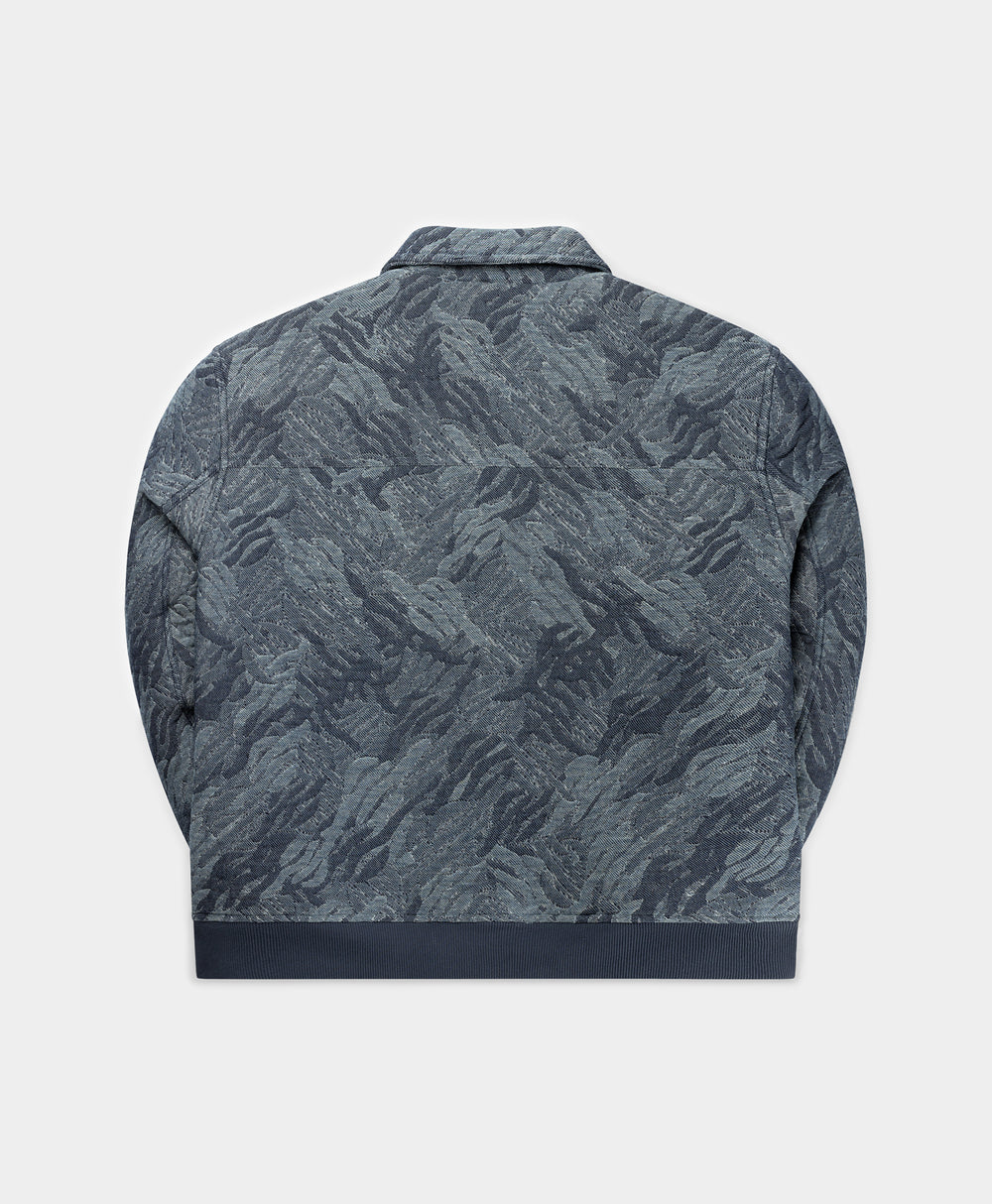 DP - Camo Camo Monogram Denim Bomber - Packshot - rear