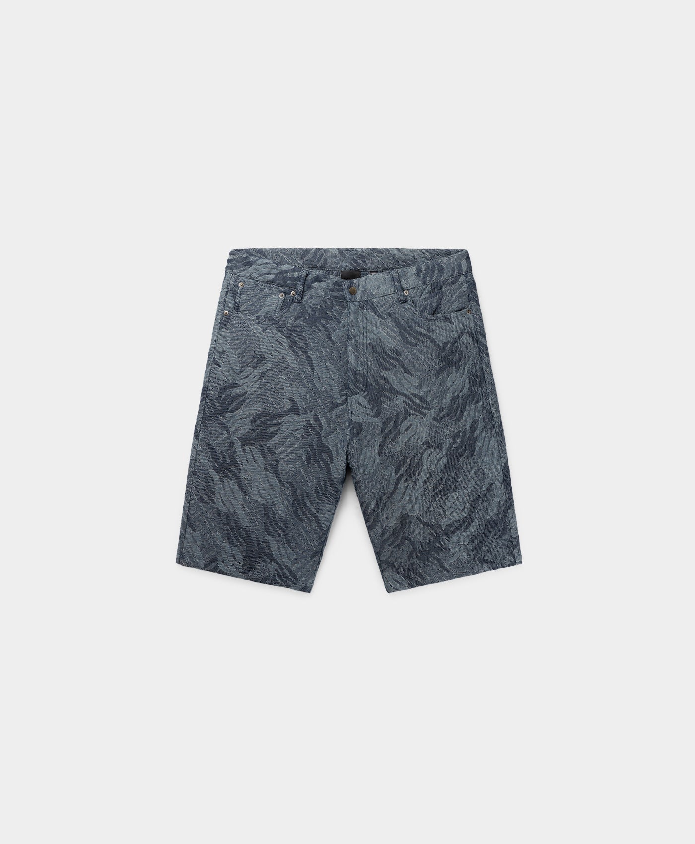 Daily Paper Camo Monogram Jeans Shorts