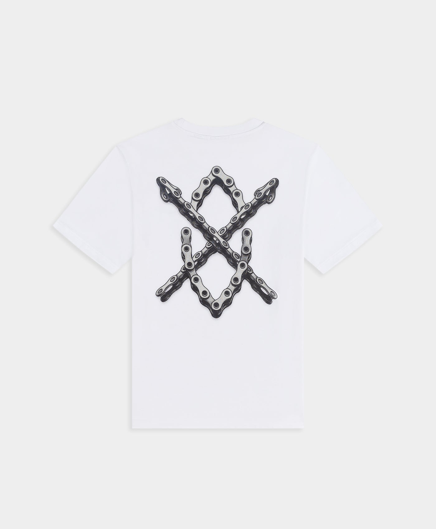 DP - White Chain Shield T-Shirt - Packshot - rear
