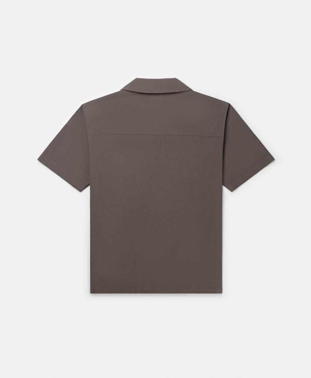 DP - Army Green Chain Stitch Shirt - Packshot - rear