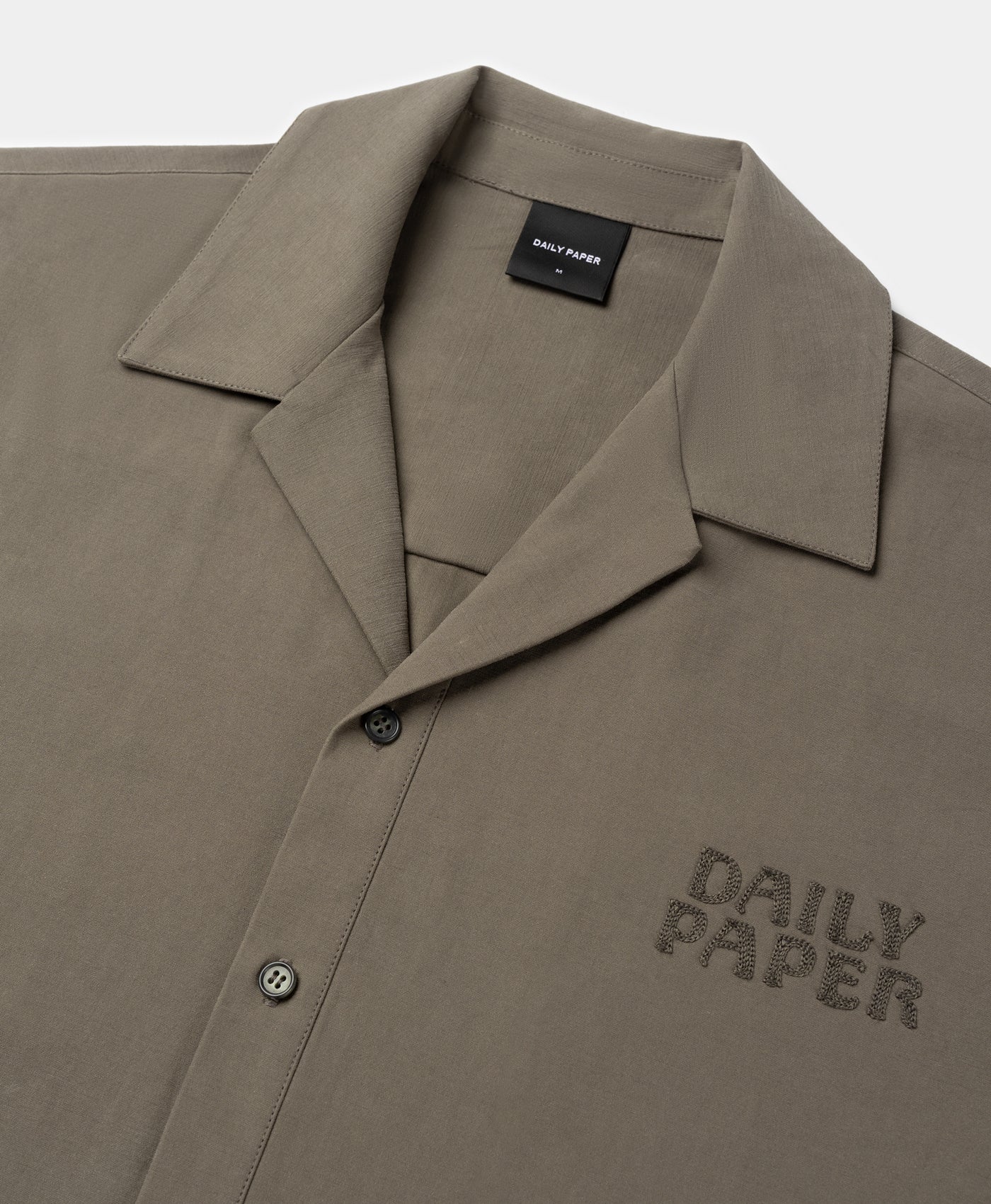 DP - Army Green Chain Stitch Shirt - Packshot - detail