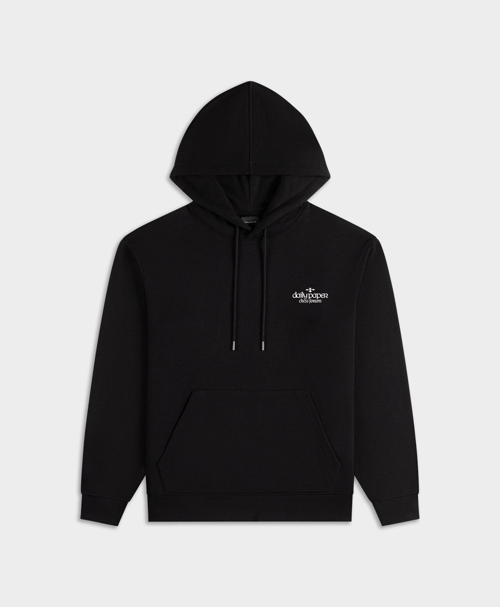 DP - Black Chess Forum Hoodie - Packshot - Front