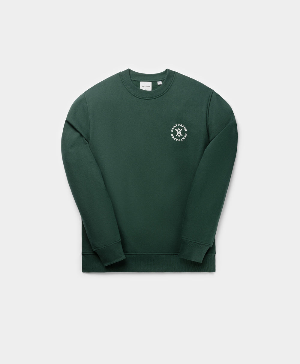 DP - Pine Green Circle Sweater - Packshot - Front