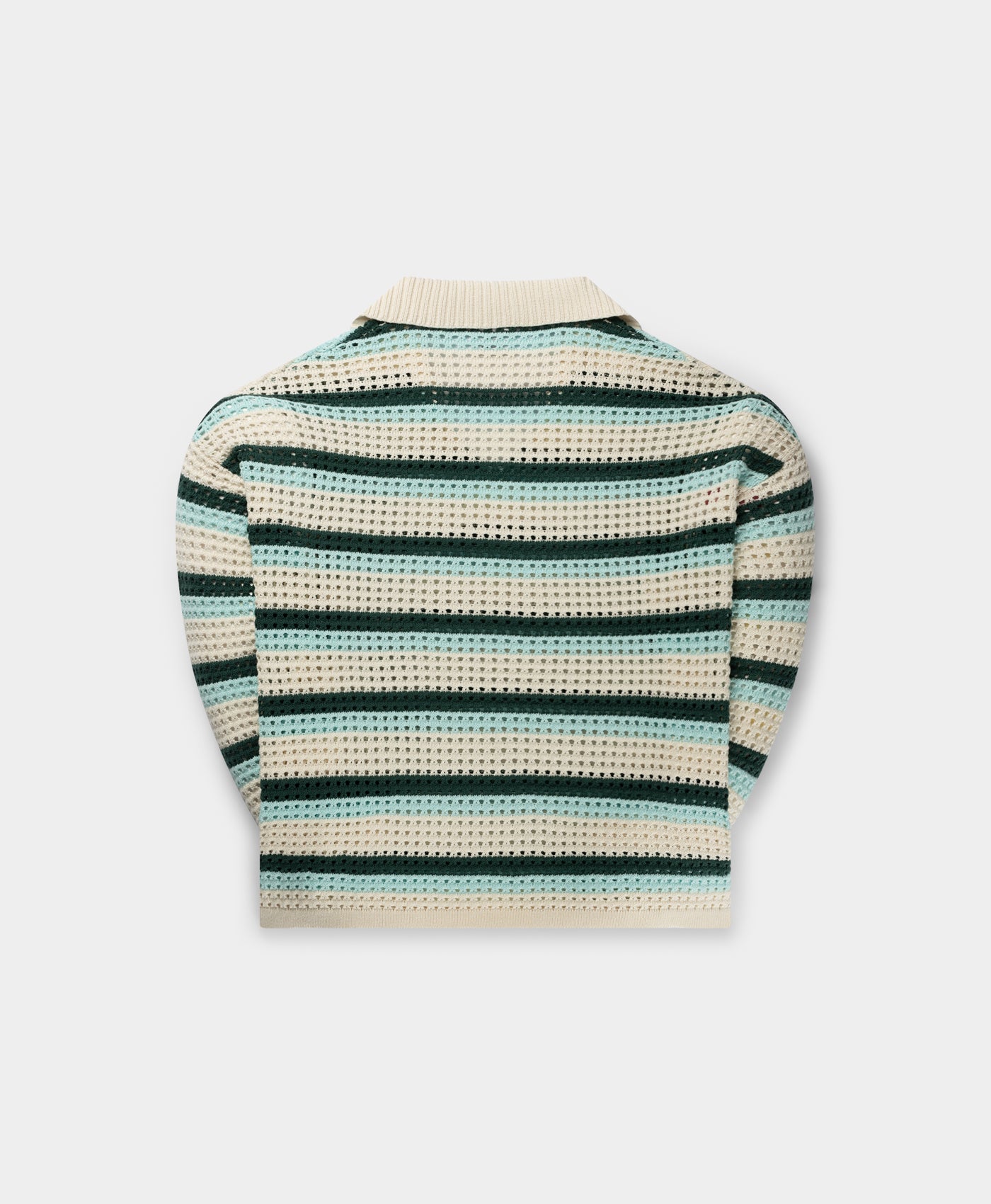 DP - Off White Crochet V-Neck Sweater - Packshot - rear