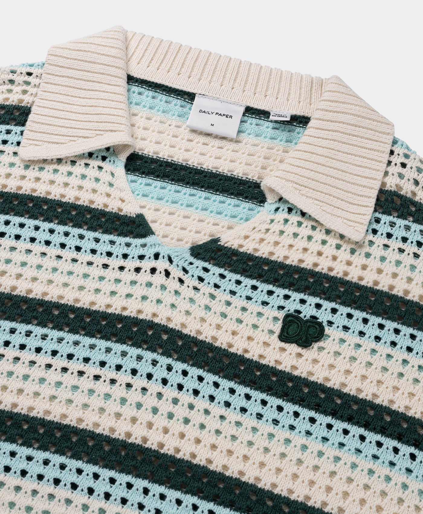 DP - Off White Crochet V-Neck Sweater - Packshot - detail