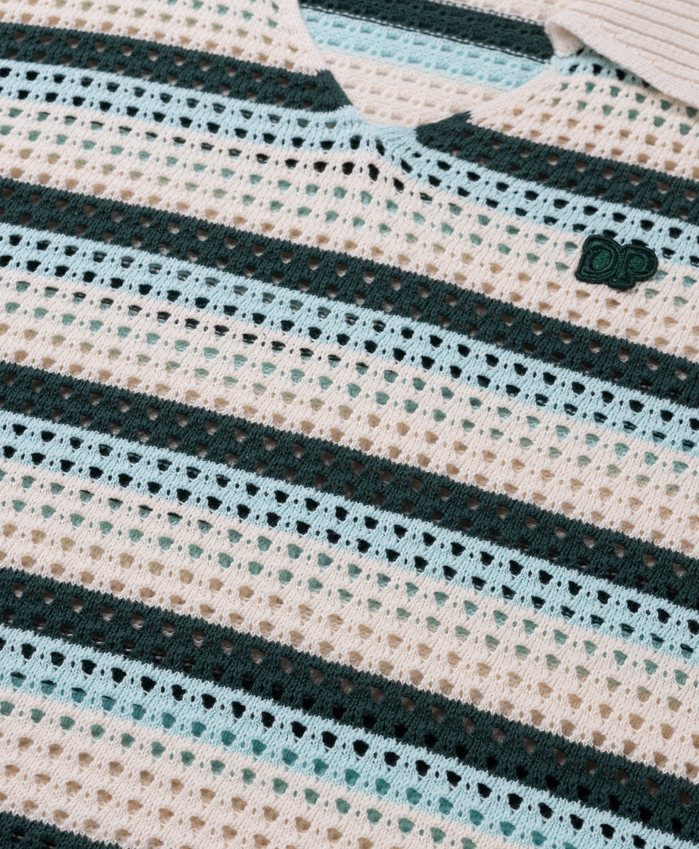 DP - Off White Crochet V-Neck Sweater - Packshot - detail