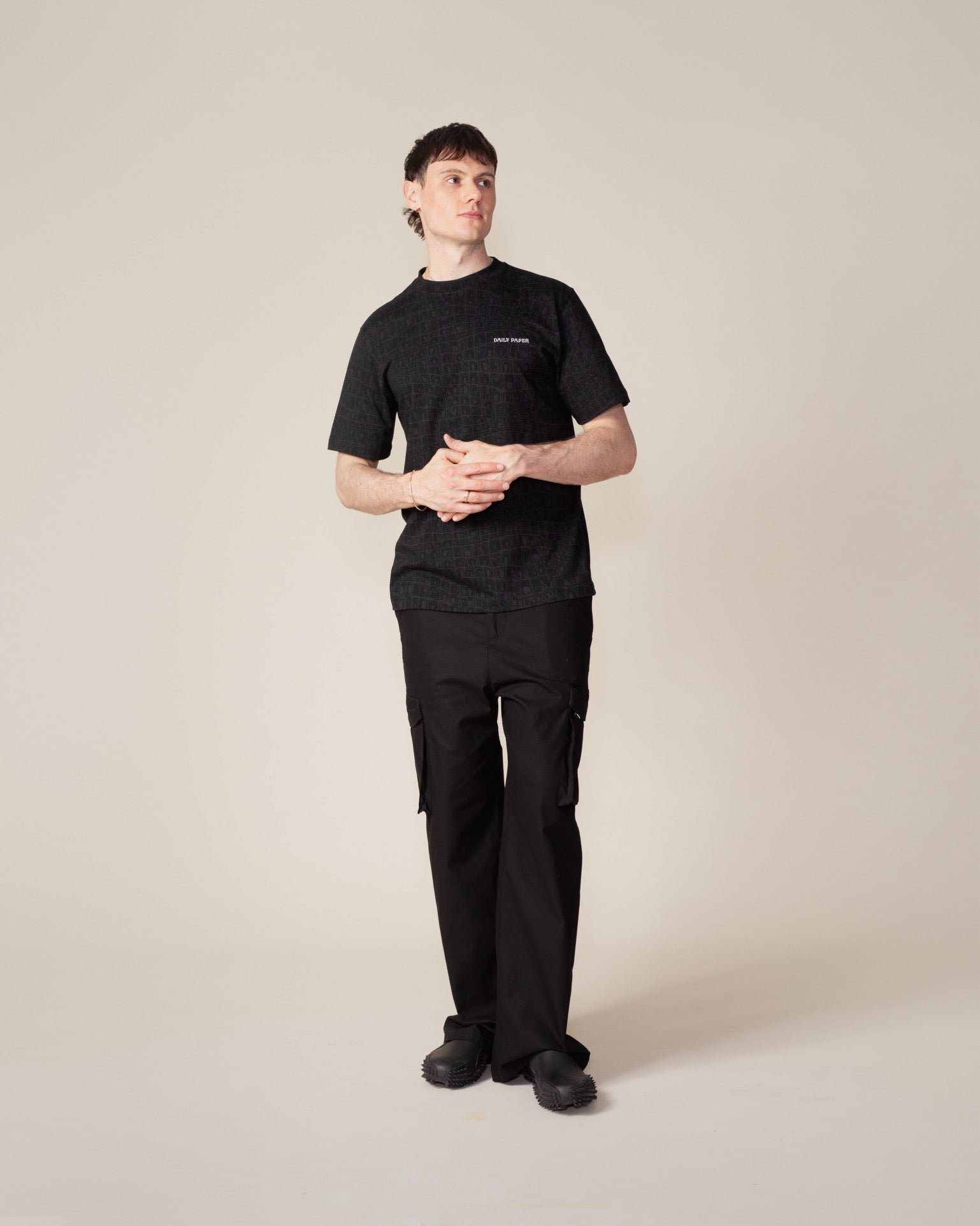 DP - Black Croc T-Shirt - Modelshot - men