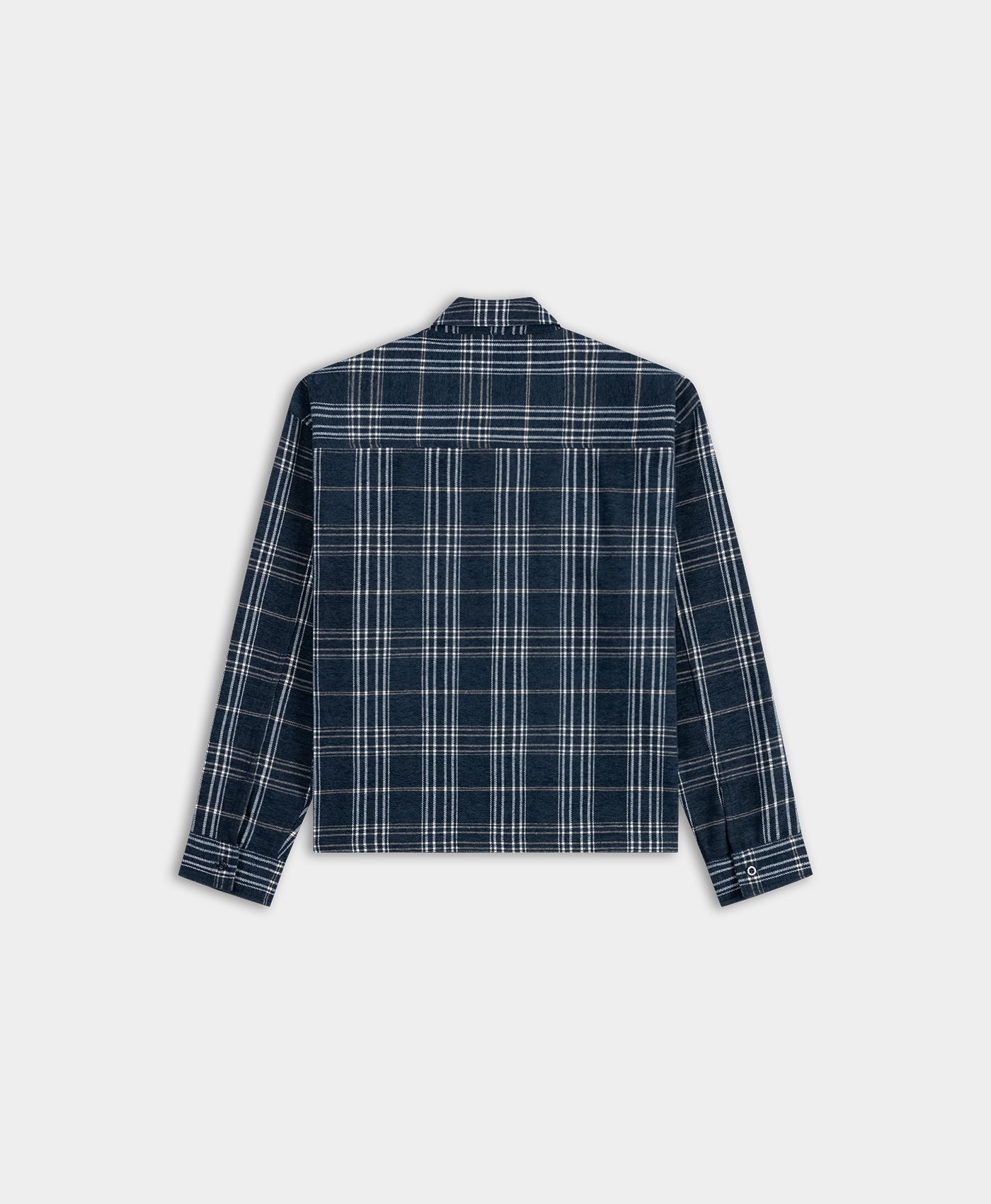 DP - Brilliant Blue Chenille LS Shirt - Packshot - rear