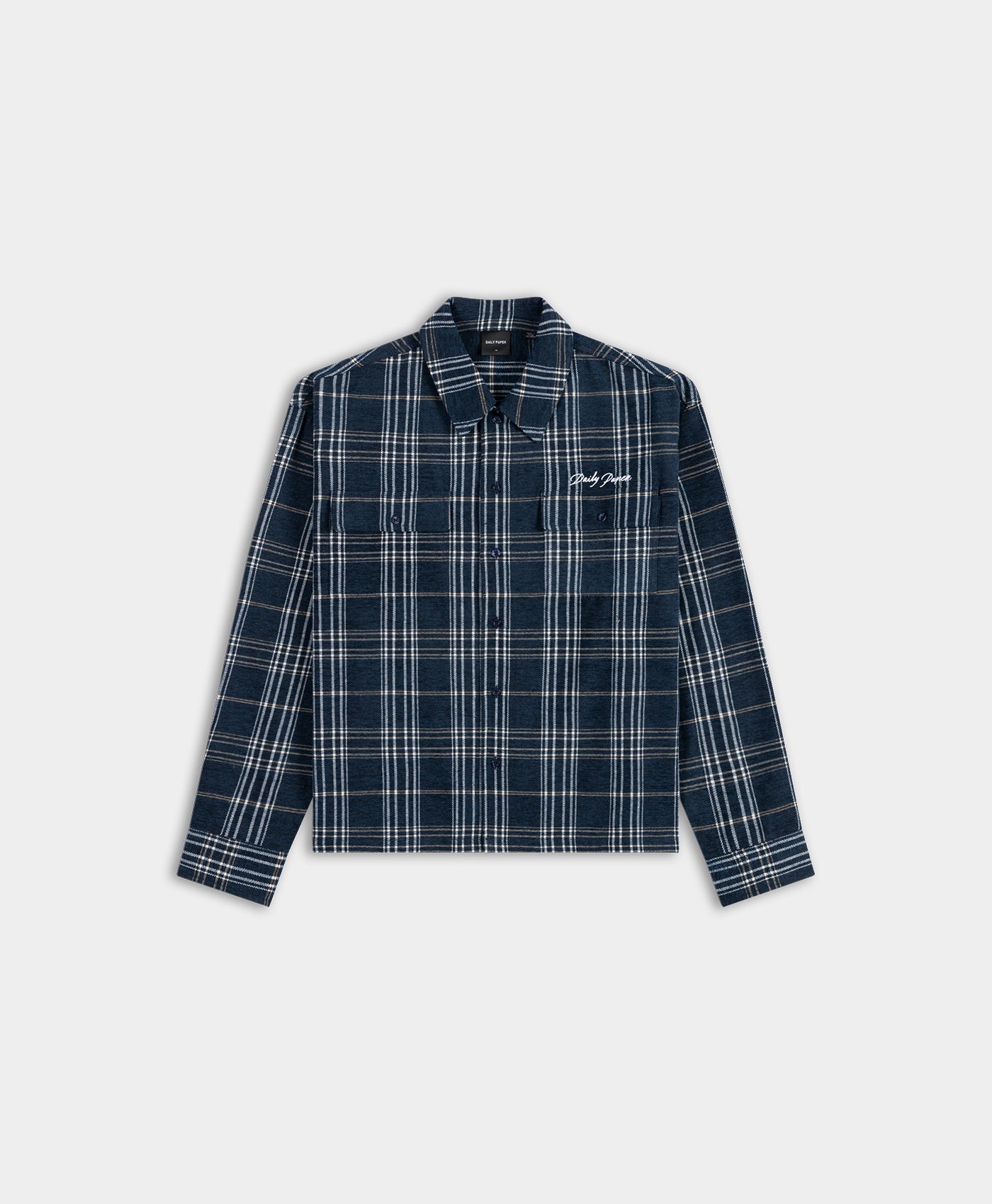 DP - Brilliant Blue Chenille LS Shirt - Packshot - front