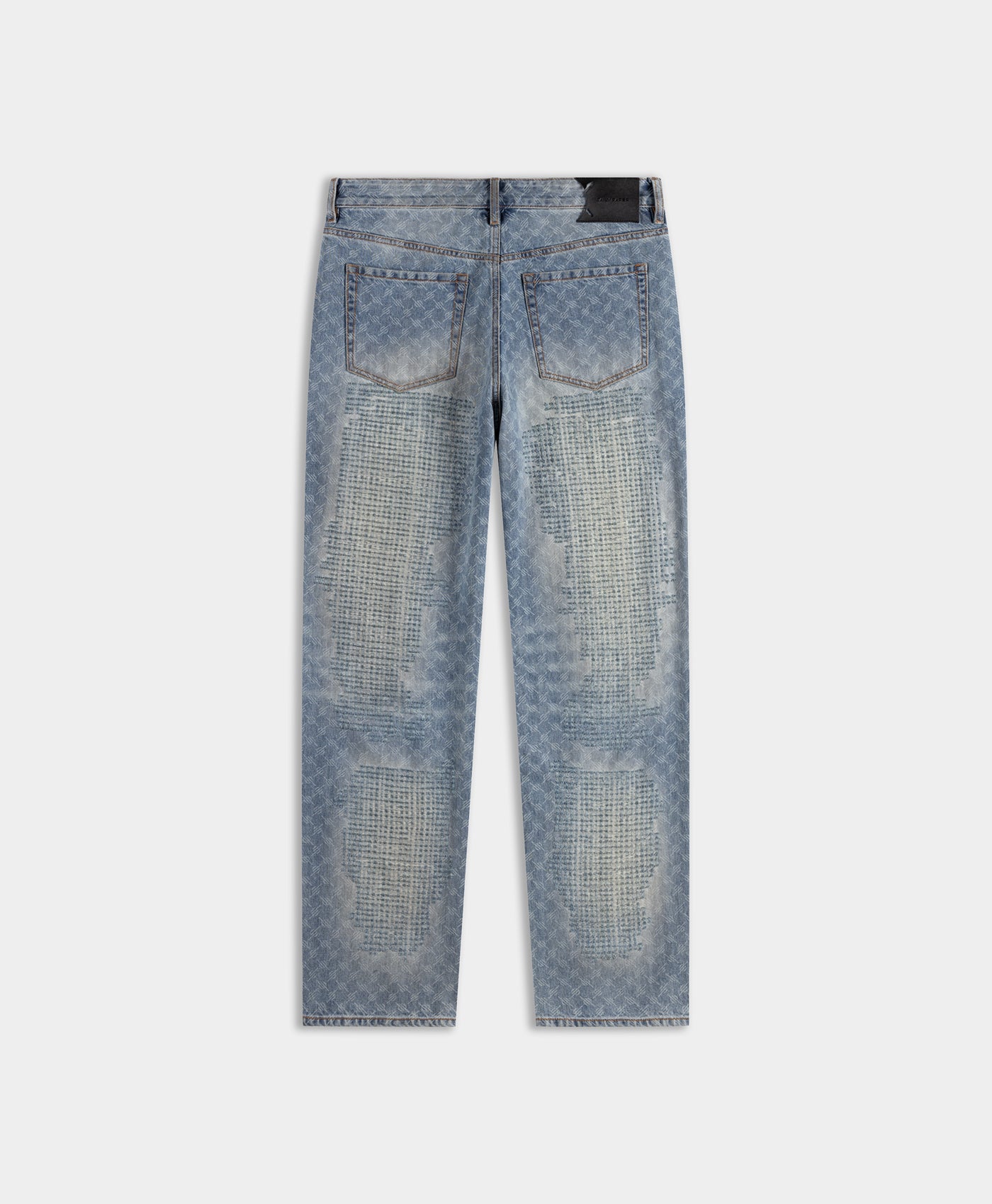 DP - Blue Destroyed Amba Jeans - Packshot - rear
