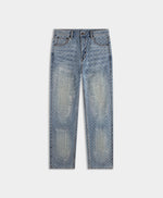 DP - Blue Destroyed Amba Jeans - Packshot - front 