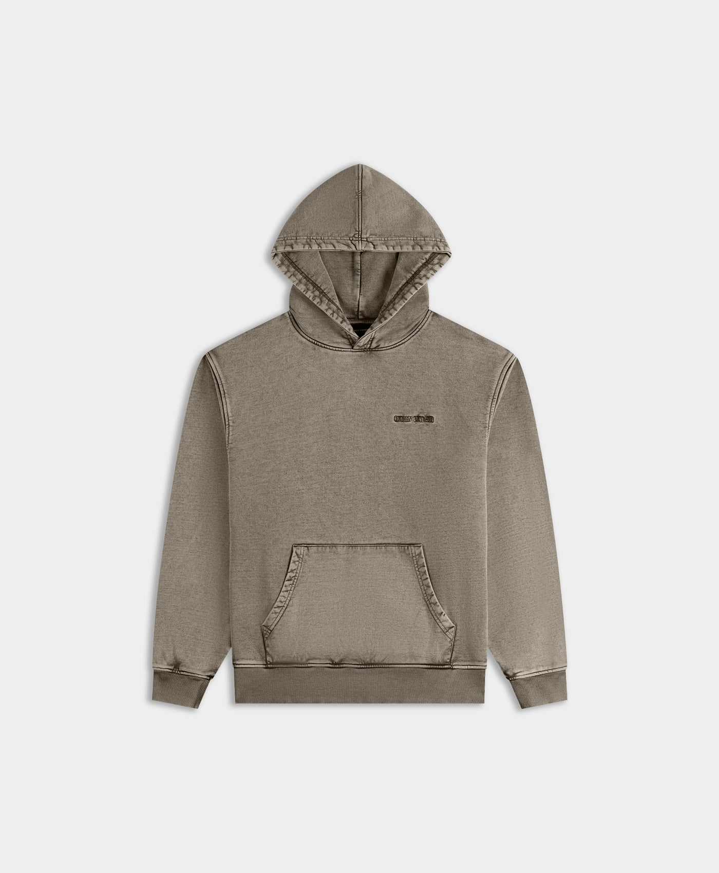 DP - Rosin Green Dias Washed Hoodie - Packshot - front 