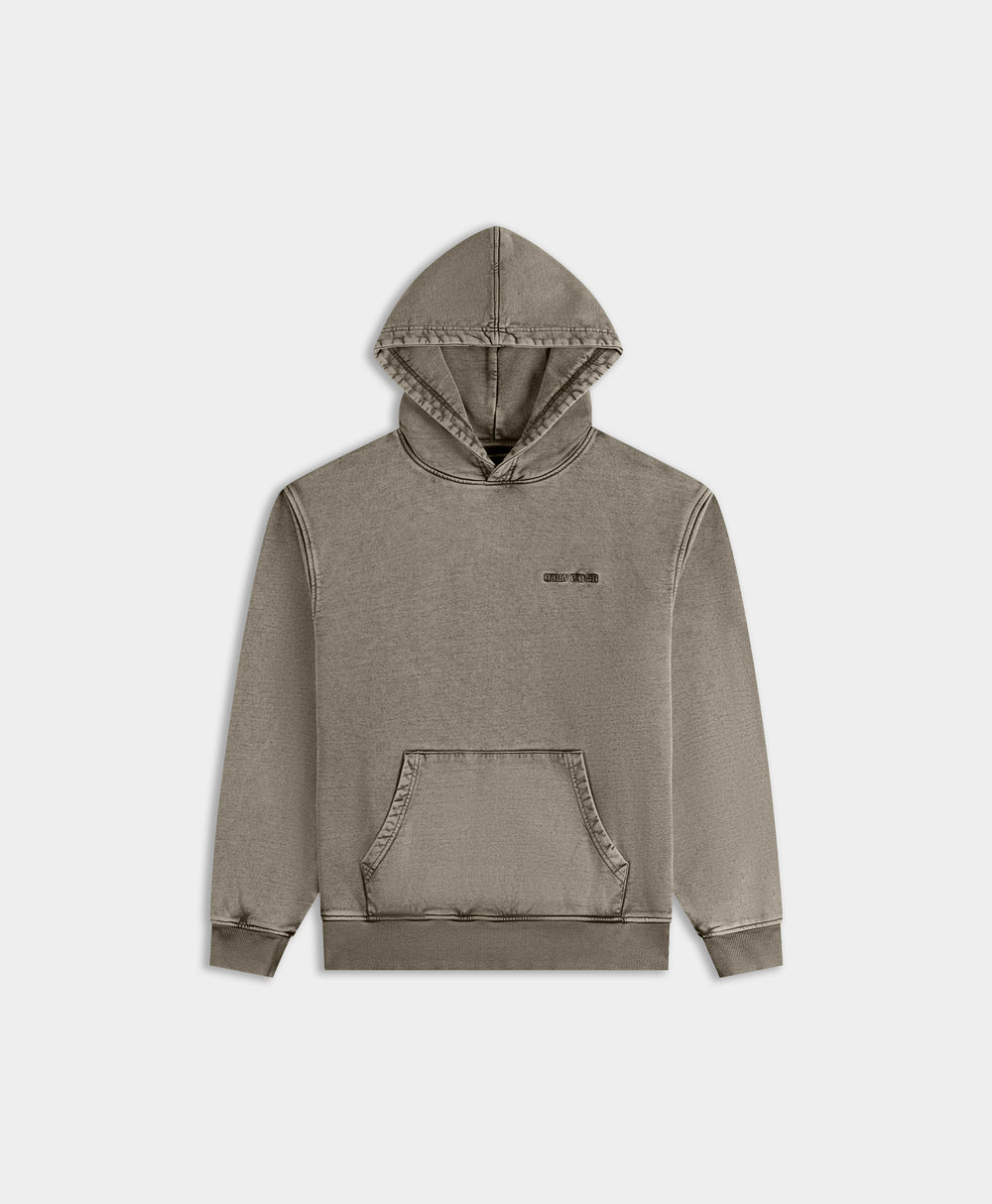 DP - Rosin Green Dias Washed Hoodie - Packshot - front 