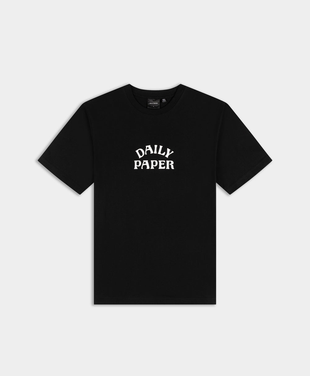 DP - Black Dias Stacked T-Shirt - Packshot - front 