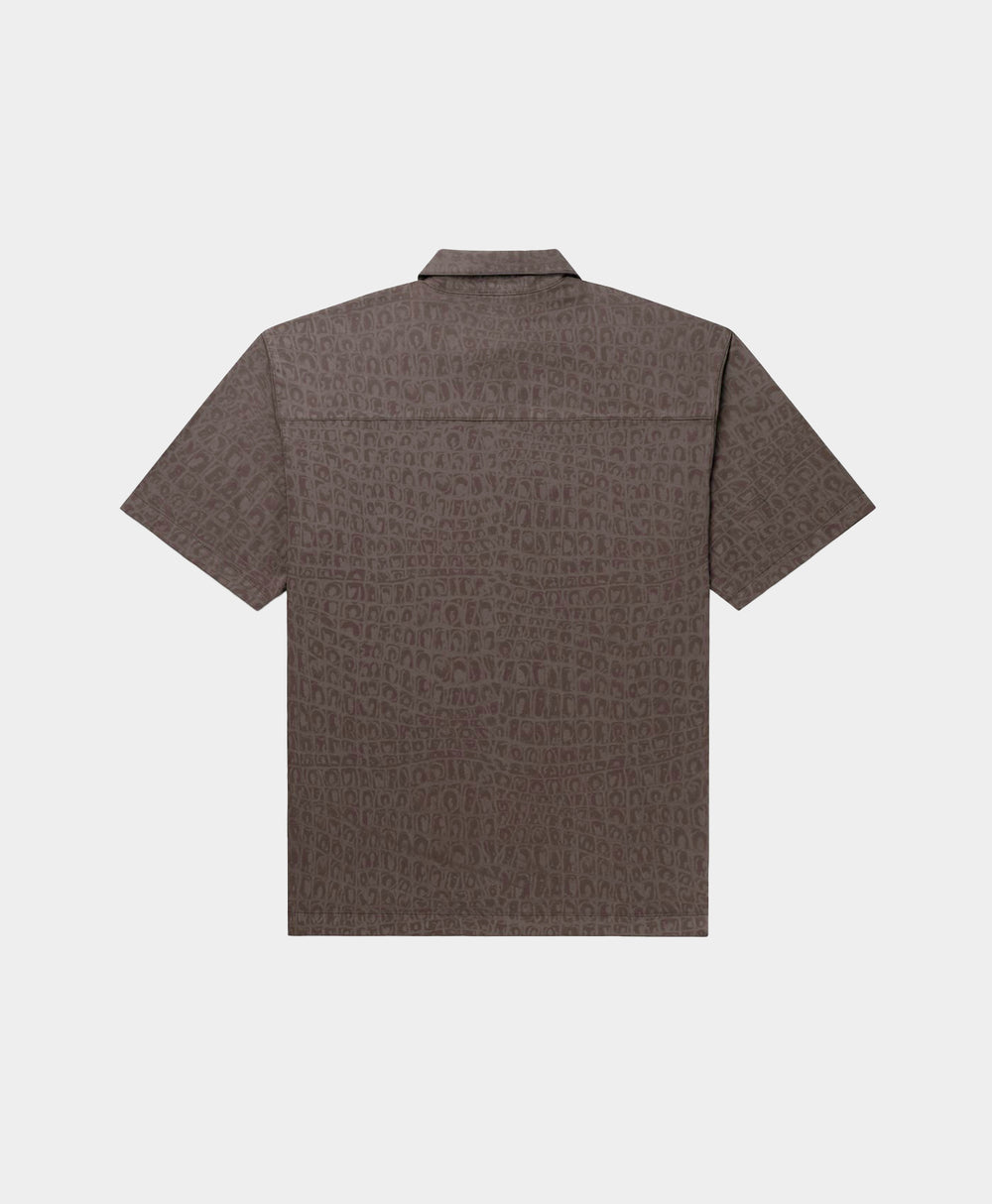 DP - Black Oyster Digital Croc Shirt - Packshot - rear