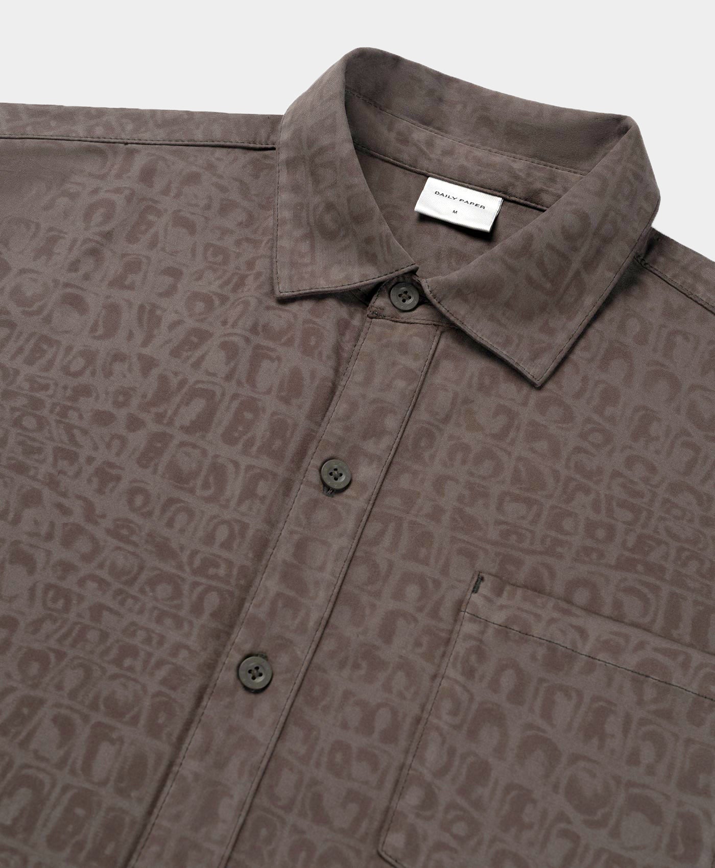 DP - Black Oyster Digital Croc Shirt - Packshot - detail
