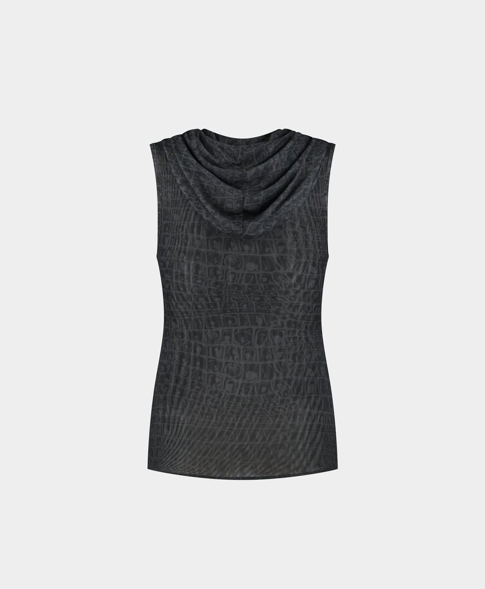DP - Black Oyster Digital Croc Top - Packshot - rear