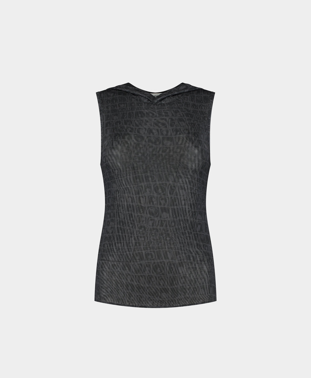 DP - Black Oyster Digital Croc Top - Packshot - front 