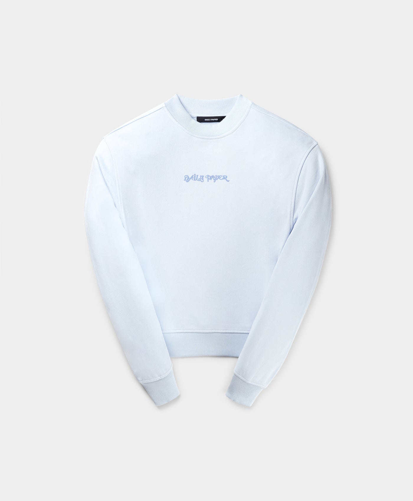 DP - Halogen Blue Diverse Logo Boxy Sweater - Packshot - Front