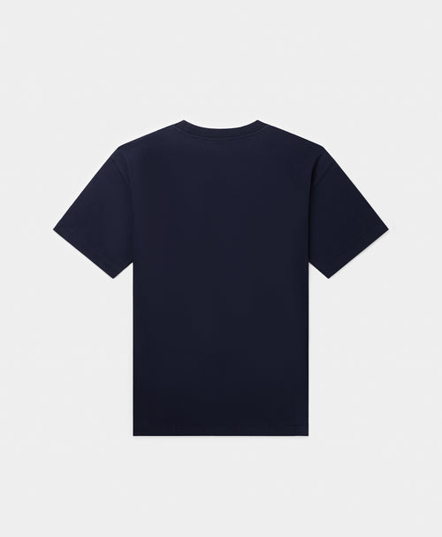 DP - Maritime Blue Dotted Logo T-Shirt - Packshot - rear