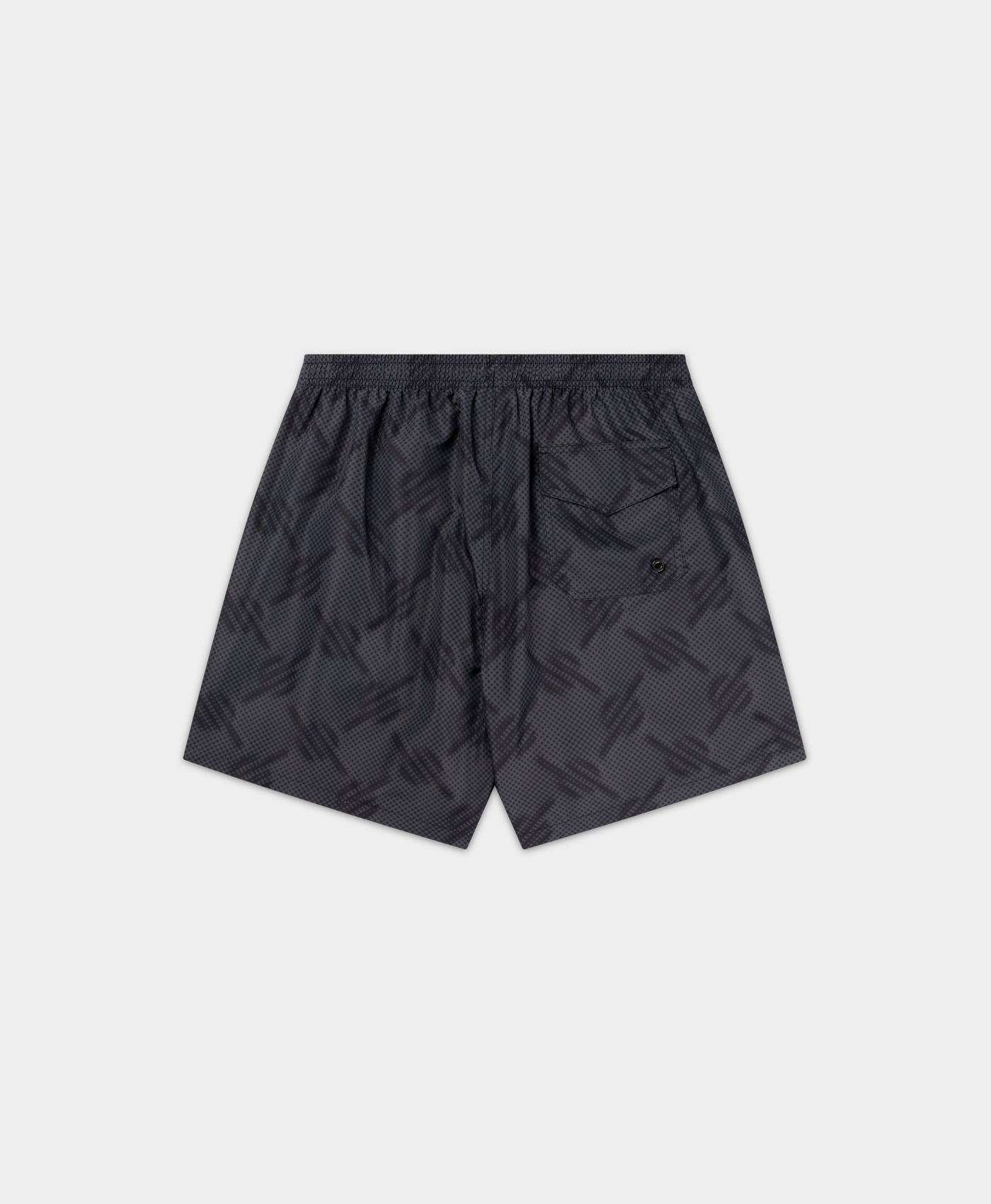 DP - Black Dotted Monogram Swimshorts - Packshot - rear