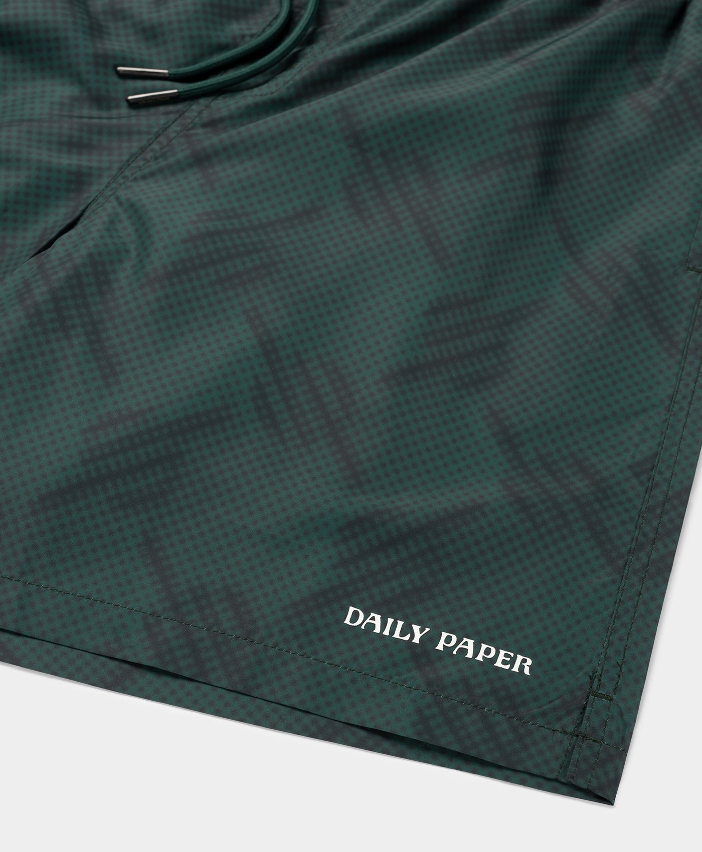DP - Bistro Green Dotted Monogram Swimshorts - Packshot - detail