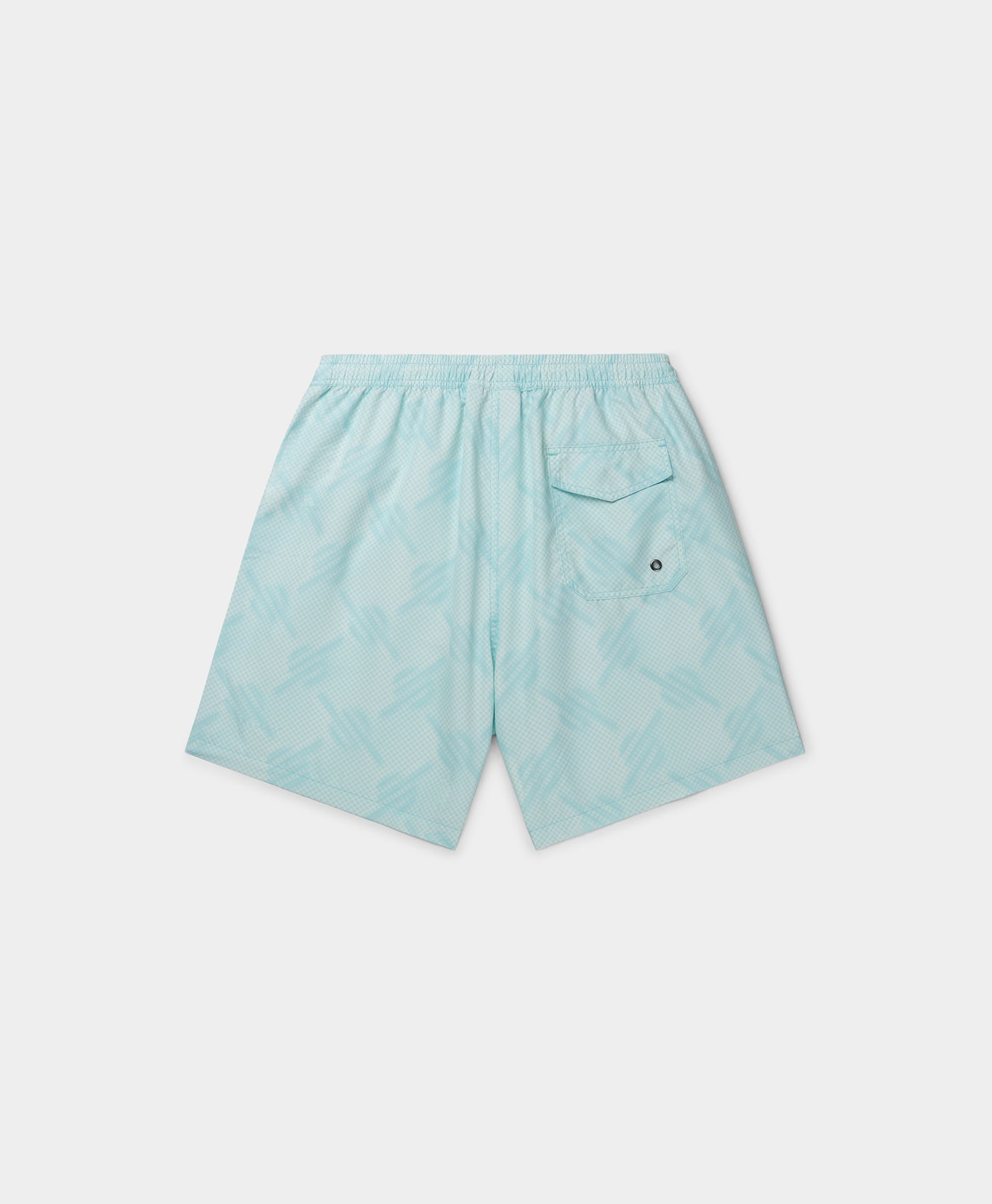 DP - Salt Water Blue Dotted Monogram Swimshorts - Packshot - rear