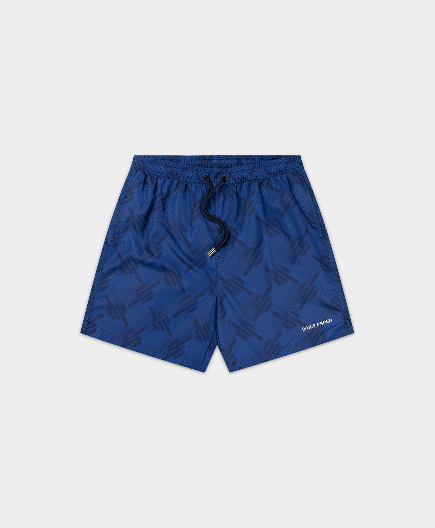 Daily Paper True Blue Dotted Monogram Swimshorts