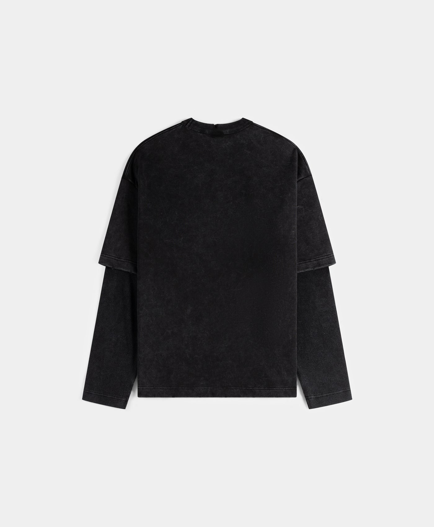 DP - Dark Grey Wash Double Layered T-Shirt - Packshot - rear