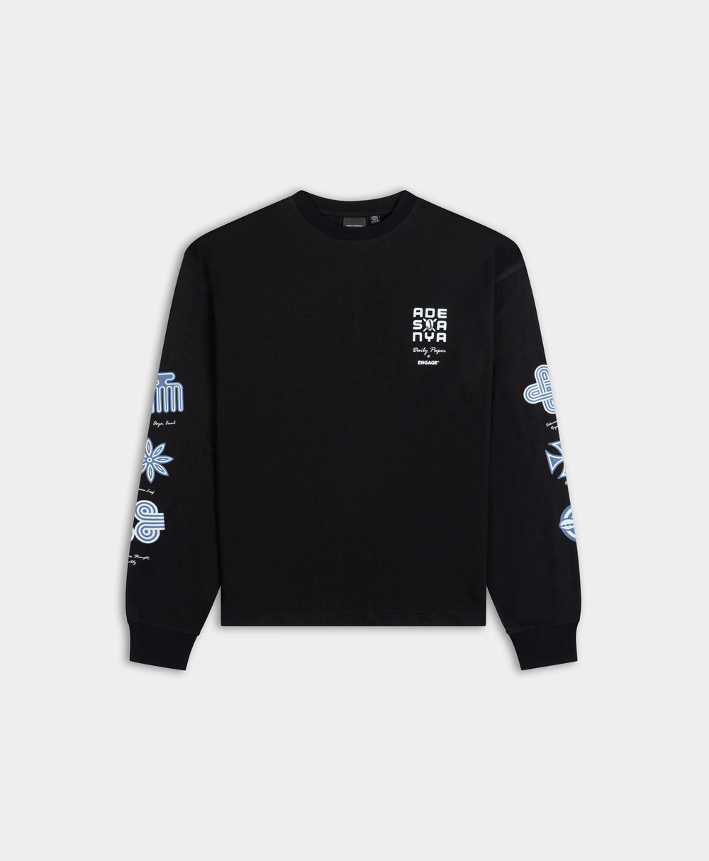 DP - Black DP X Engage Relaxed LS Shirt - Packshot - front