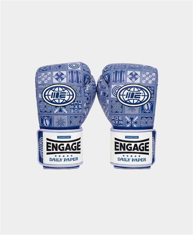 DP - Light Blue DP X Engage Boxing Gloves - Packshot - front