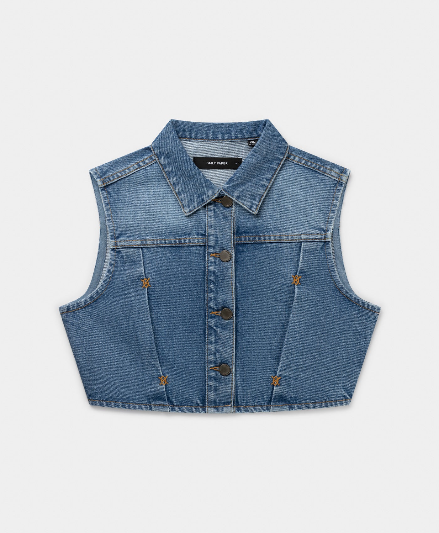 Daily Paper Light Blue Asola Sleeveless Top