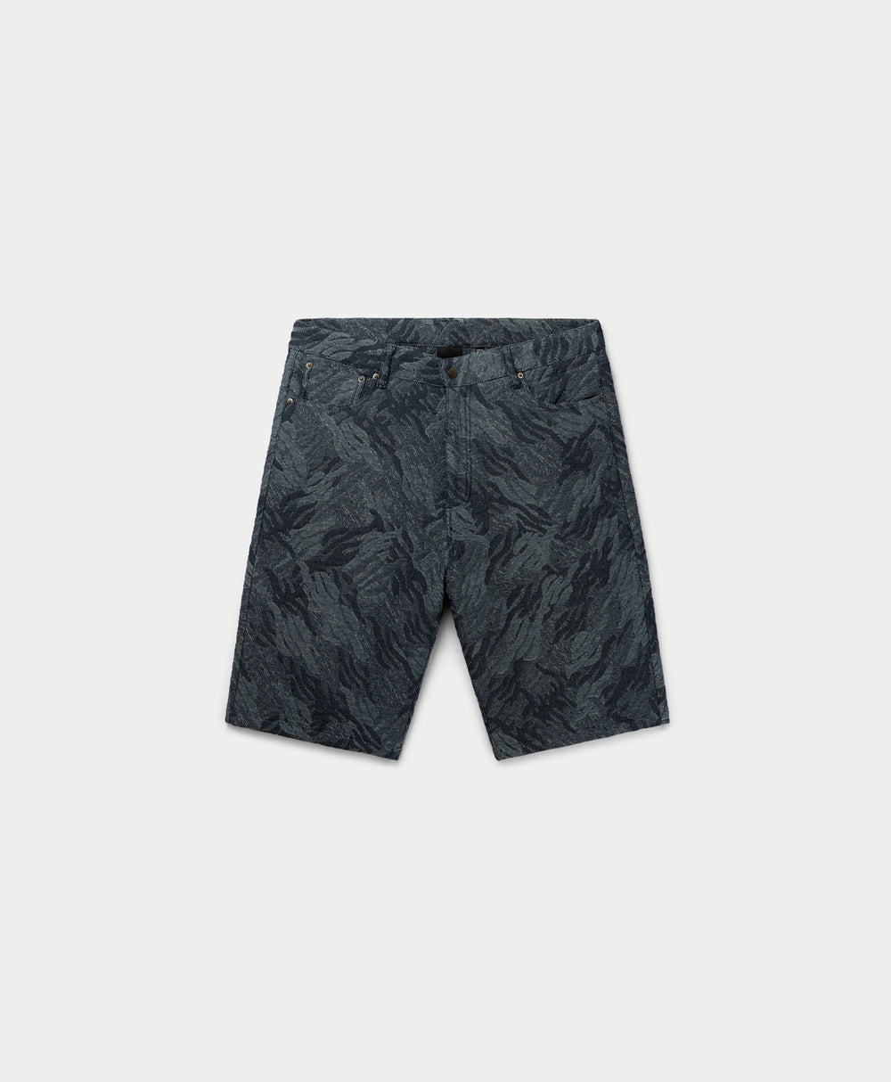 DP - Camo Monogram Jeans Shorts - Packshot - front 