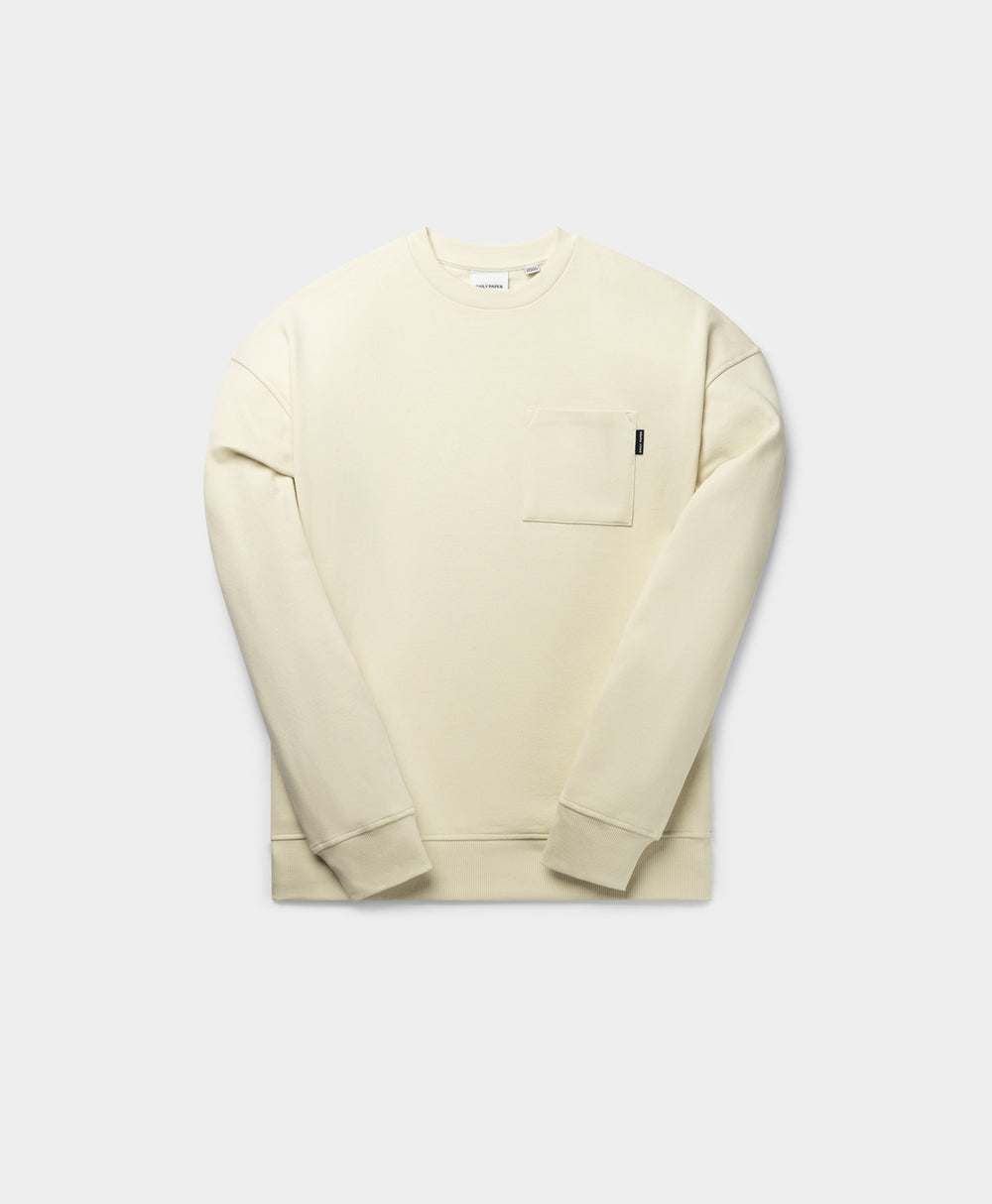 DP - Birch White Enjata Sweater - Packshot - Front