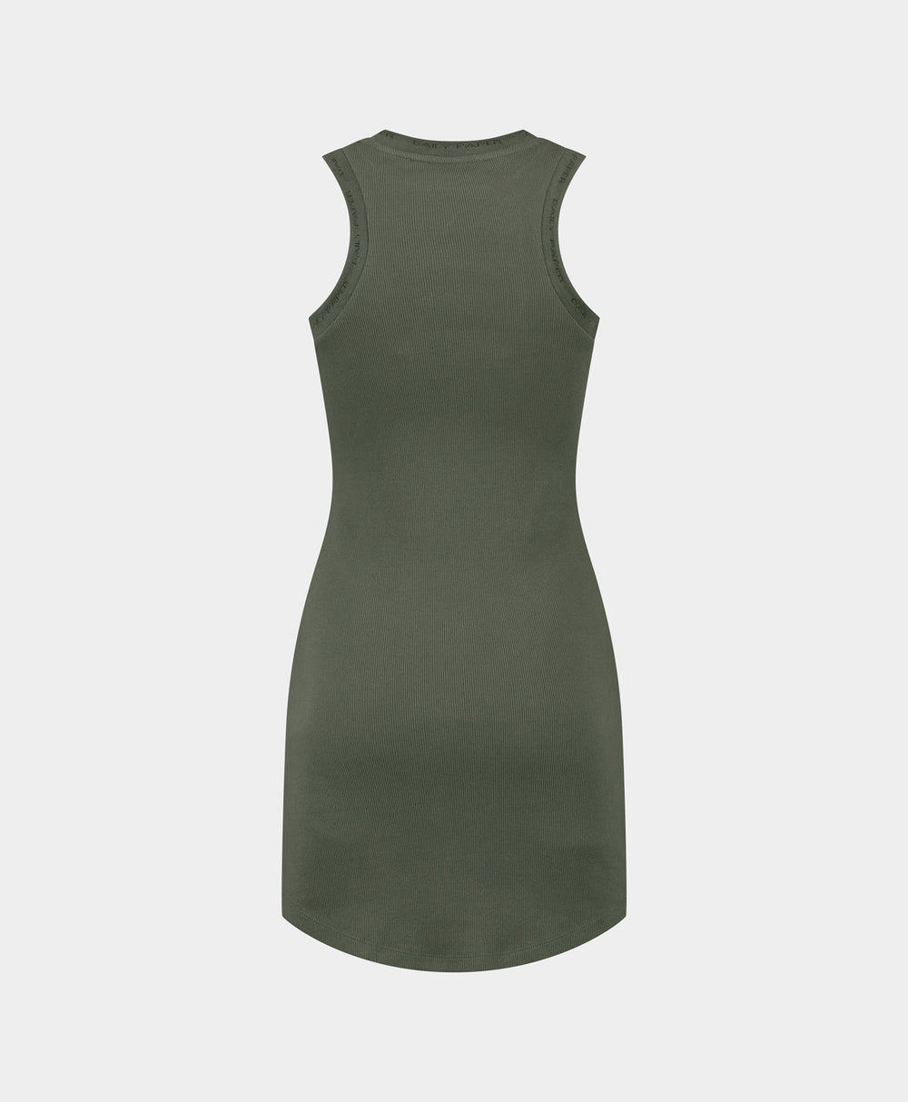 DP - Chimera Green Erib Tank Dress - Packshot - Rear