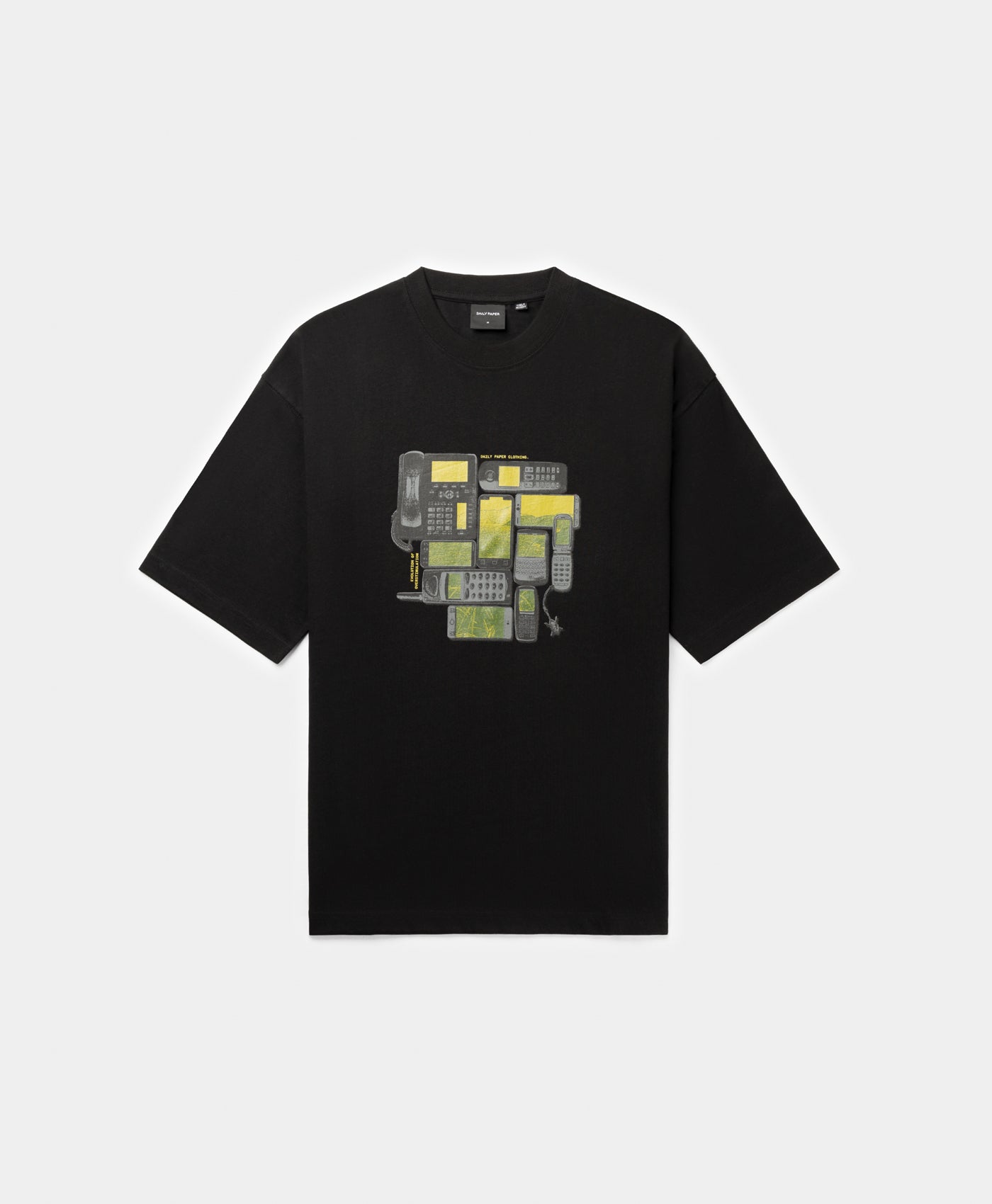 DP - Black Evolution Oversized SS T-Shirt - Packshot - front 