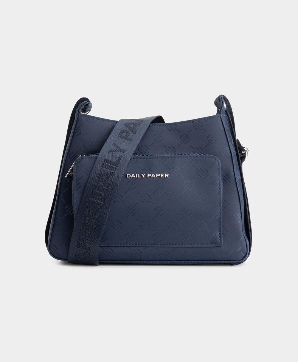 DP - Peagent Blue Estra Monogram Bag - Packshot - Front