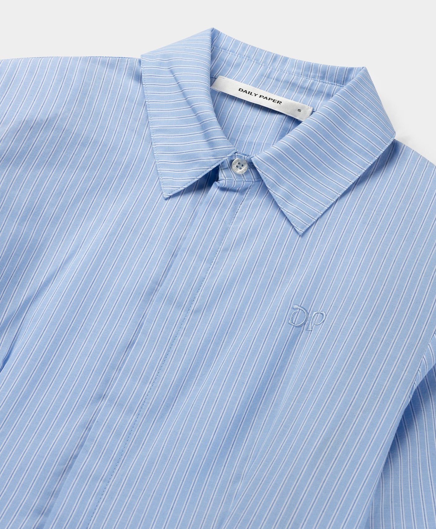DP - Blue Stripe Fitted Shirt - Packshot - detail