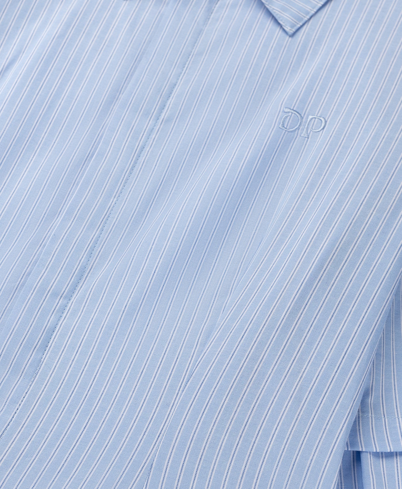 DP - Blue Stripe Fitted Shirt - Packshot - detail