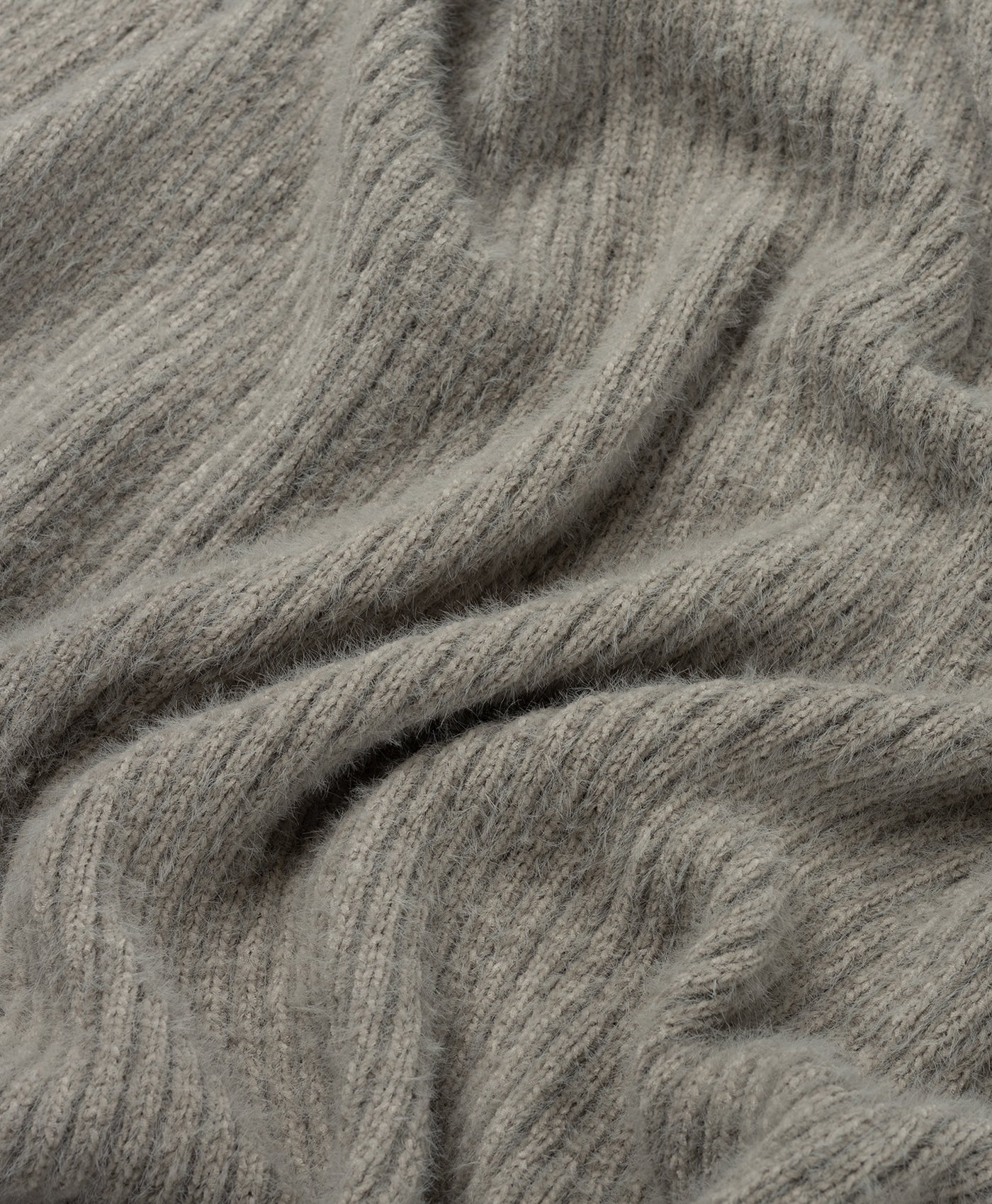 DP - Ultimate Grey Fluffy Long Cardigan - Packshot - detail