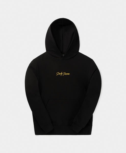 パーカー・フーディ DAILY PAPER Men Hoodies OVERLOAD 2421041 OBSIDIAN BLACK Blac Daily Paper Overload Hoodie Obsidian Black 2421041 | Bruut