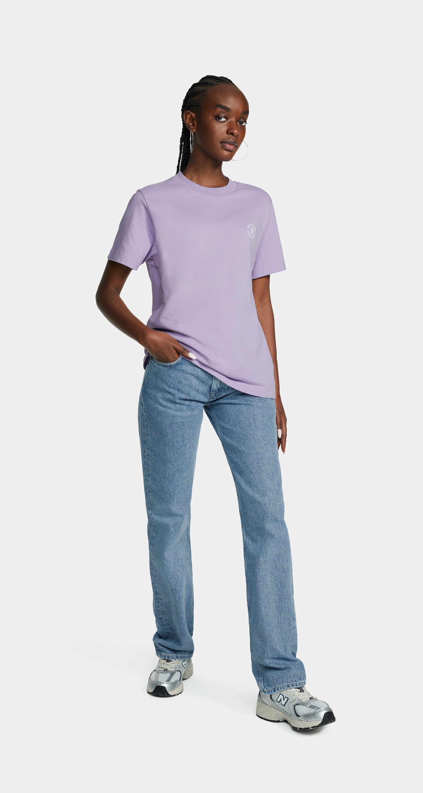 DP - Purple Rose Esy Circle T-Shirt - Wmn - Front