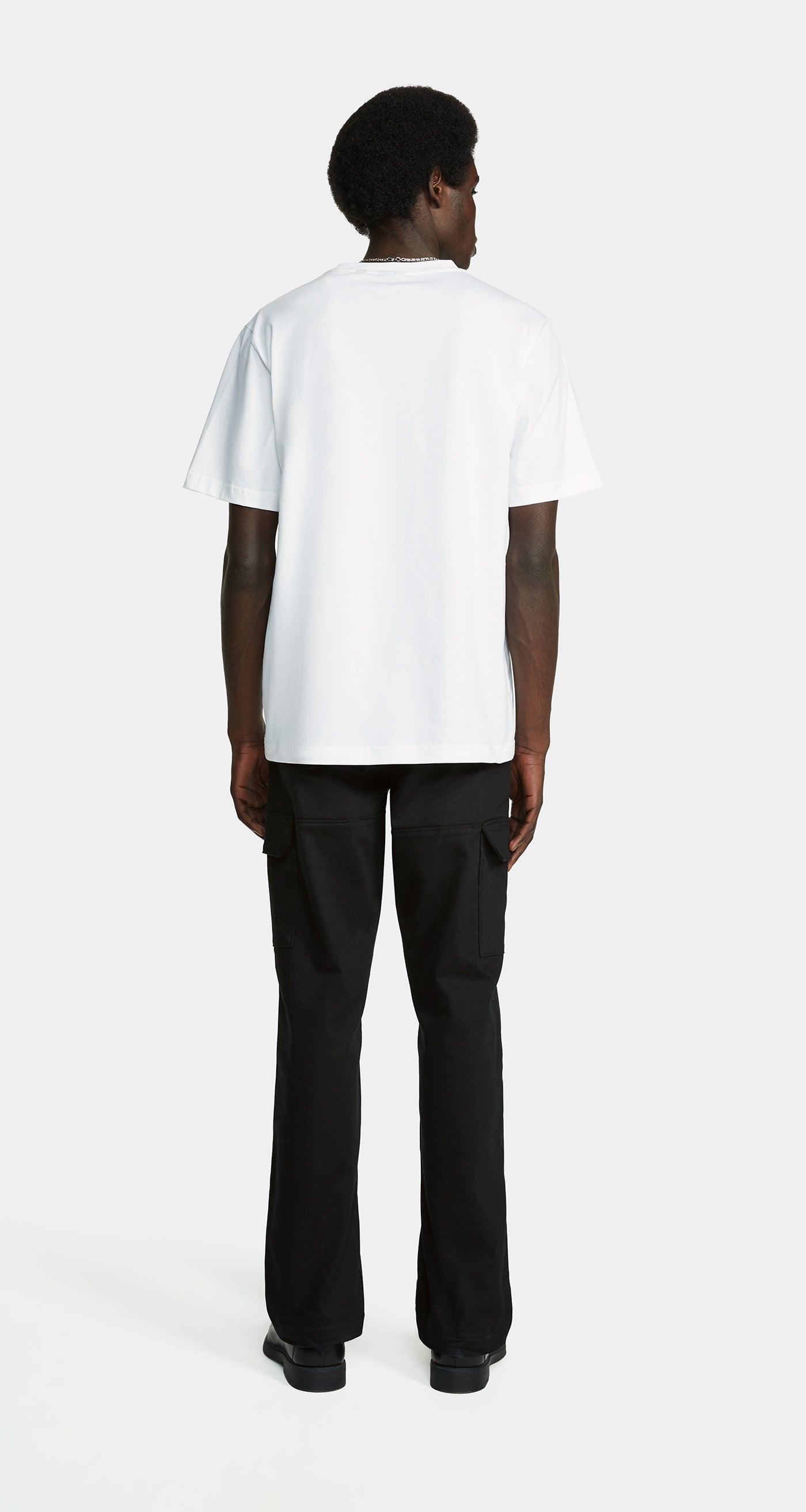 DP - White Ratib T-Shirt - Men - Rear