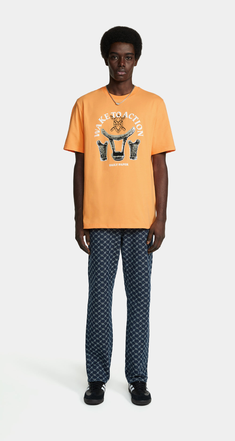 DP - Tangerine Orange Rivo T-Shirt - Men - Front
